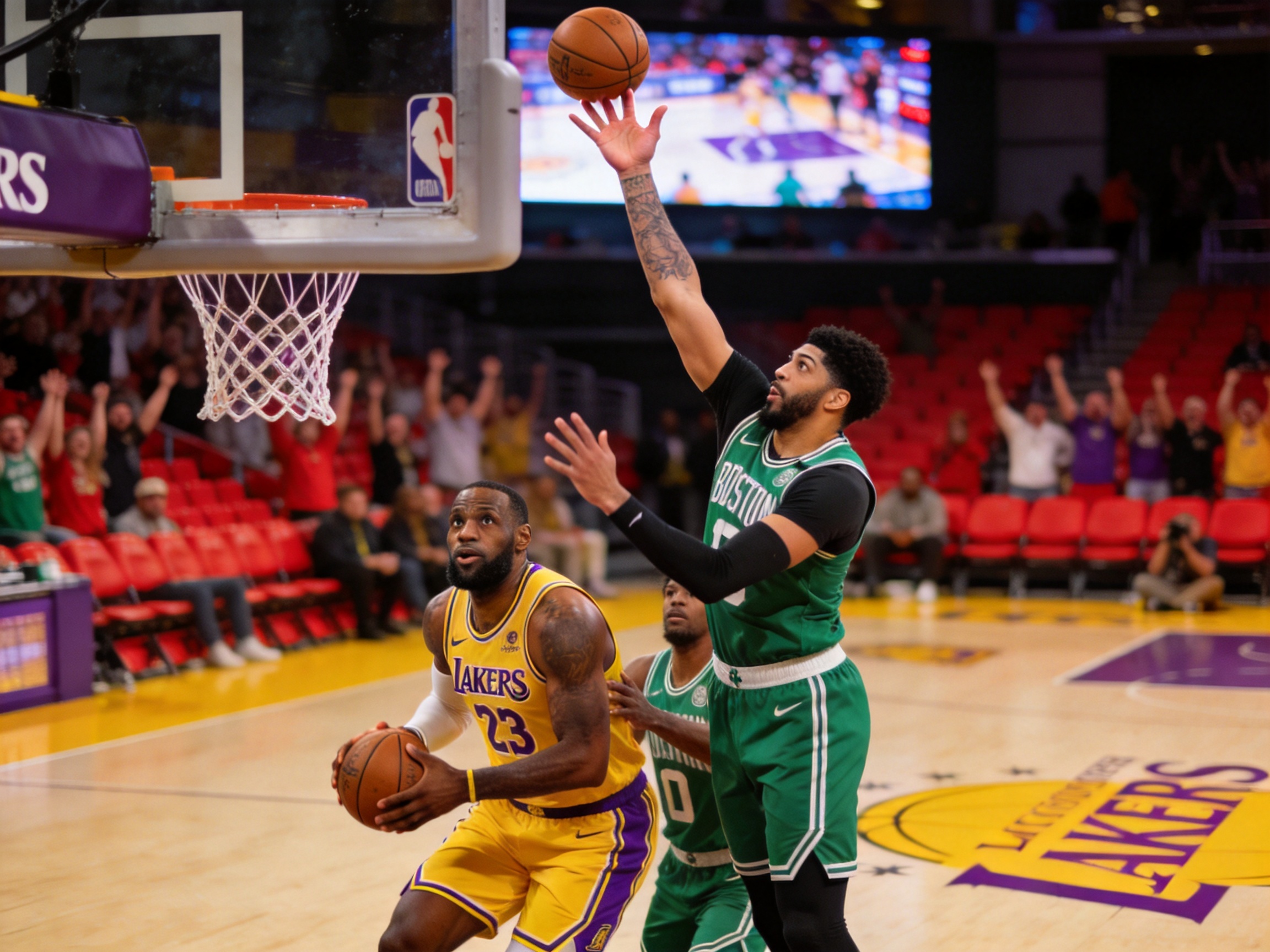 NBA 湖人胜凯尔特人